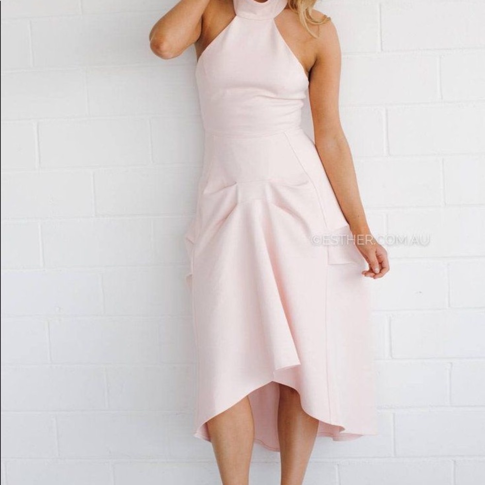 Elliatt Daring Mock Neck Cocktail Dress